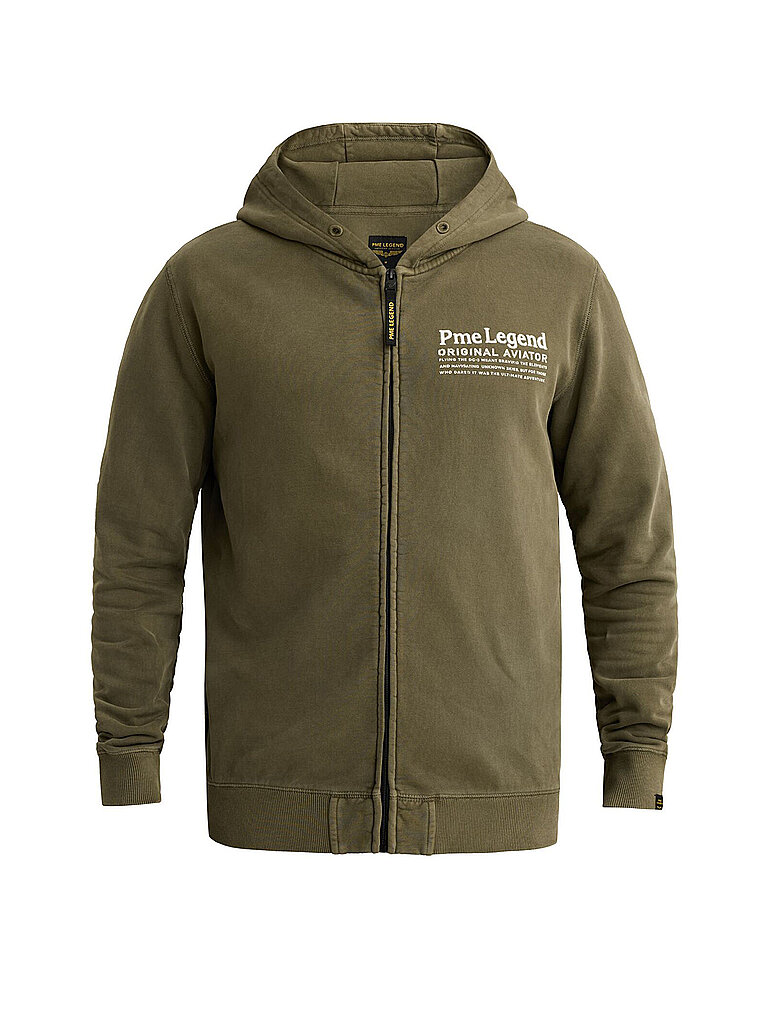Pme Legend Sudadera con cremallera oliva