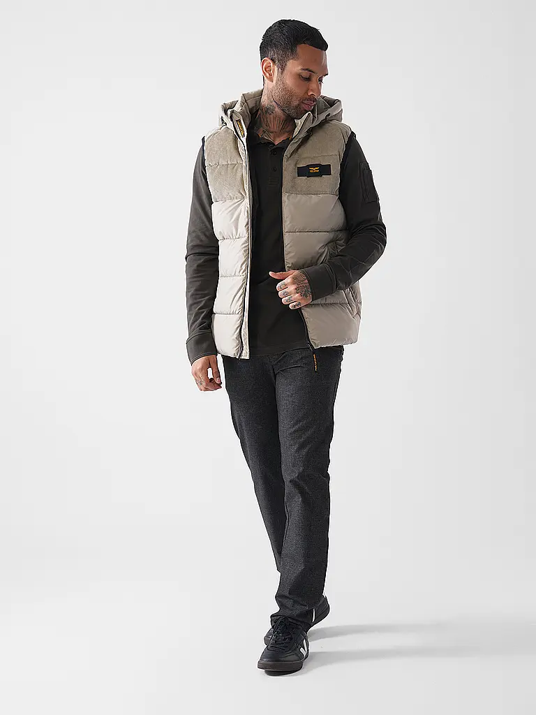 PME LEGEND | Steppgilet GOBBLER | Marrón