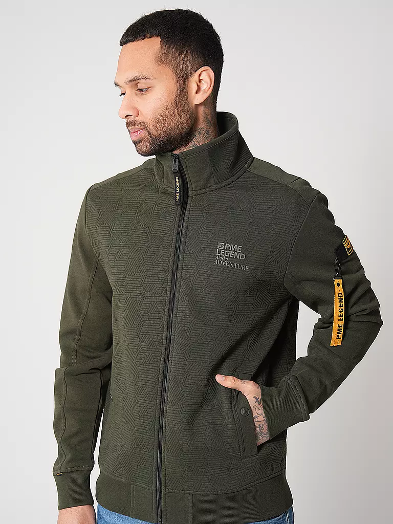 PME LEGEND | Sweatjacke | Oliva