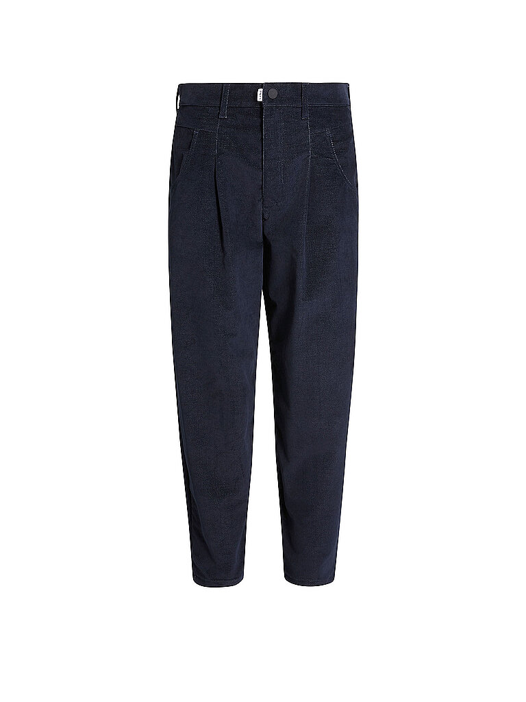 PNTS Pantalón Barrel Leg 05_THE O SHAPE azul oscuro