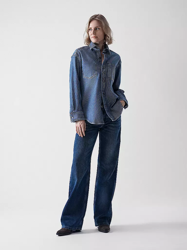 PNTS | Blusa vaquera 27_THE SUIT UP | Azul oscuro