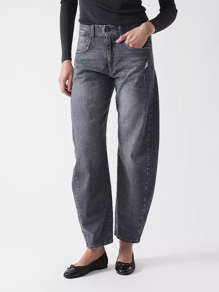 PNTS | Jeans Balloon Fit 05_THE O SHAPE | Gris claro