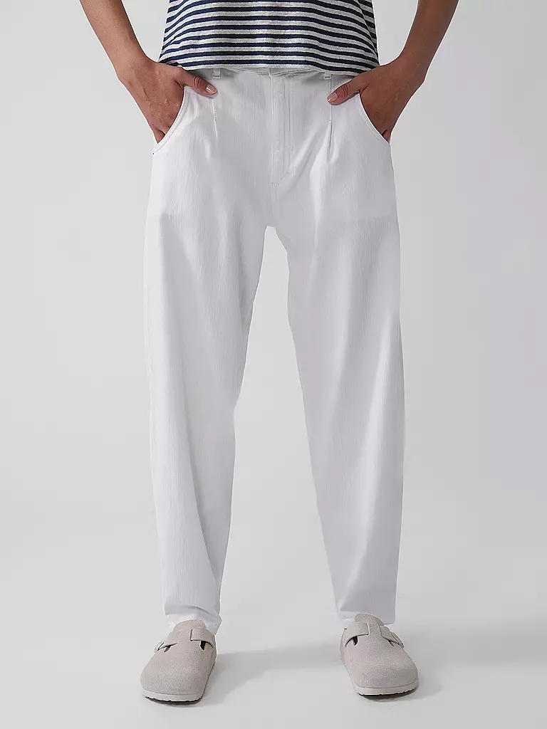 PNTS | Jeans Balloon Fit THE O SHAPE | Blanco