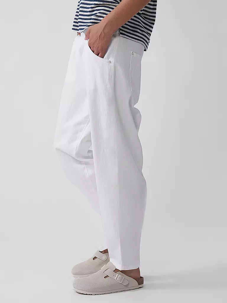 PNTS | Jeans Balloon Fit THE O SHAPE | Blanco