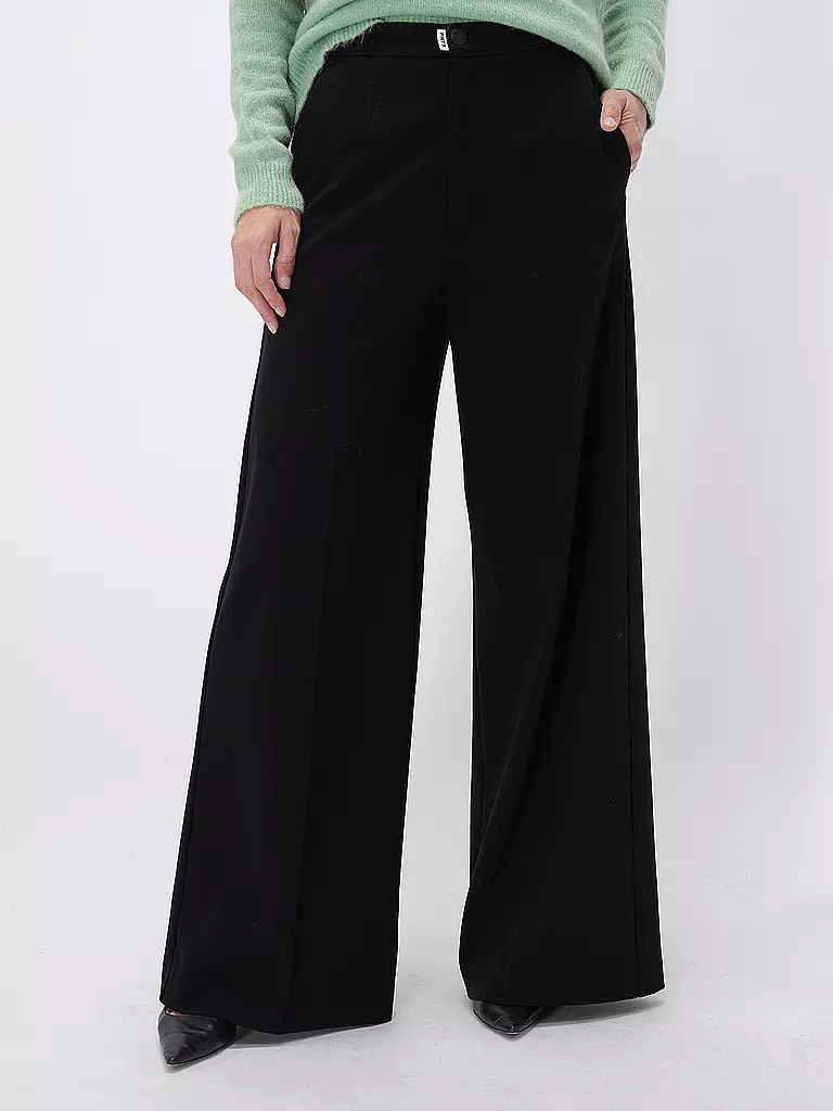 PNTS | Jeans de pierna ancha THE RAVER | Negro