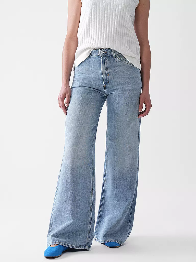 PNTS | Jeans de pierna ancha THE RAVER | Azul