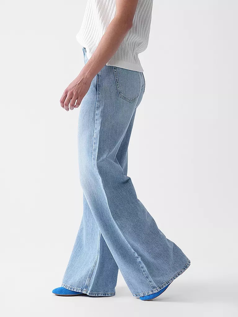 PNTS | Jeans de pierna ancha THE RAVER | Azul