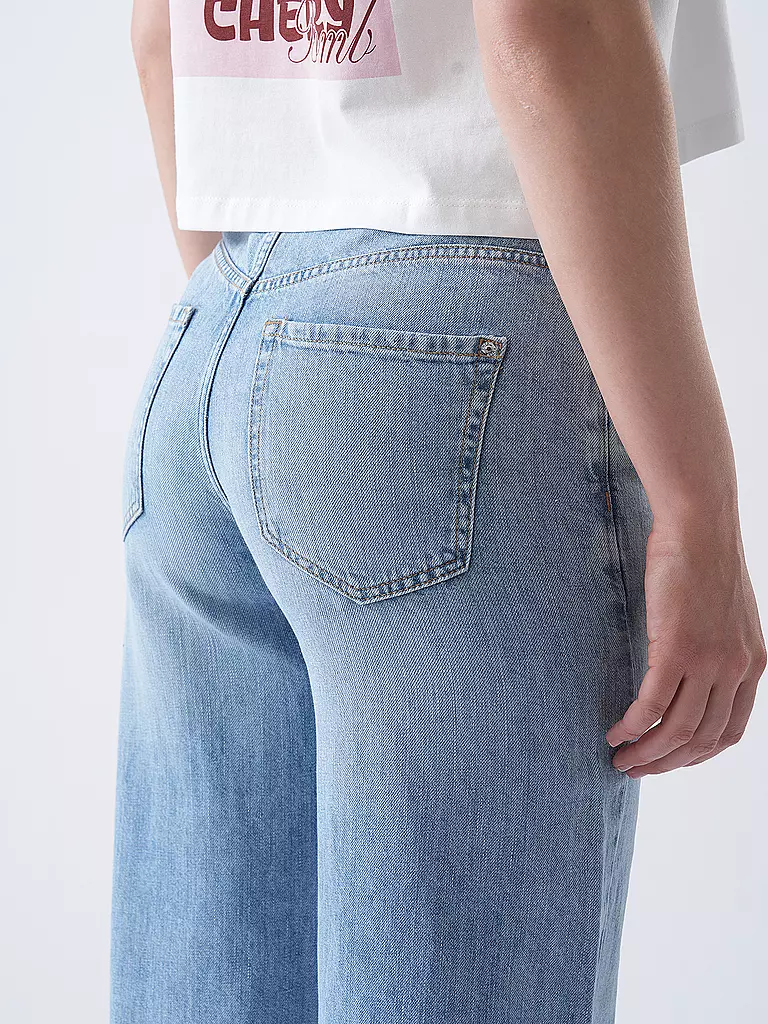 PNTS | Jeans de pierna ancha THE RAVER | Azul claro