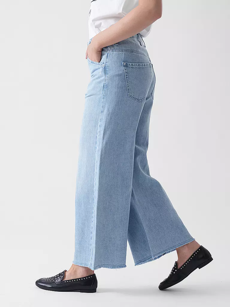 PNTS | Jeans de pierna ancha | Azul claro