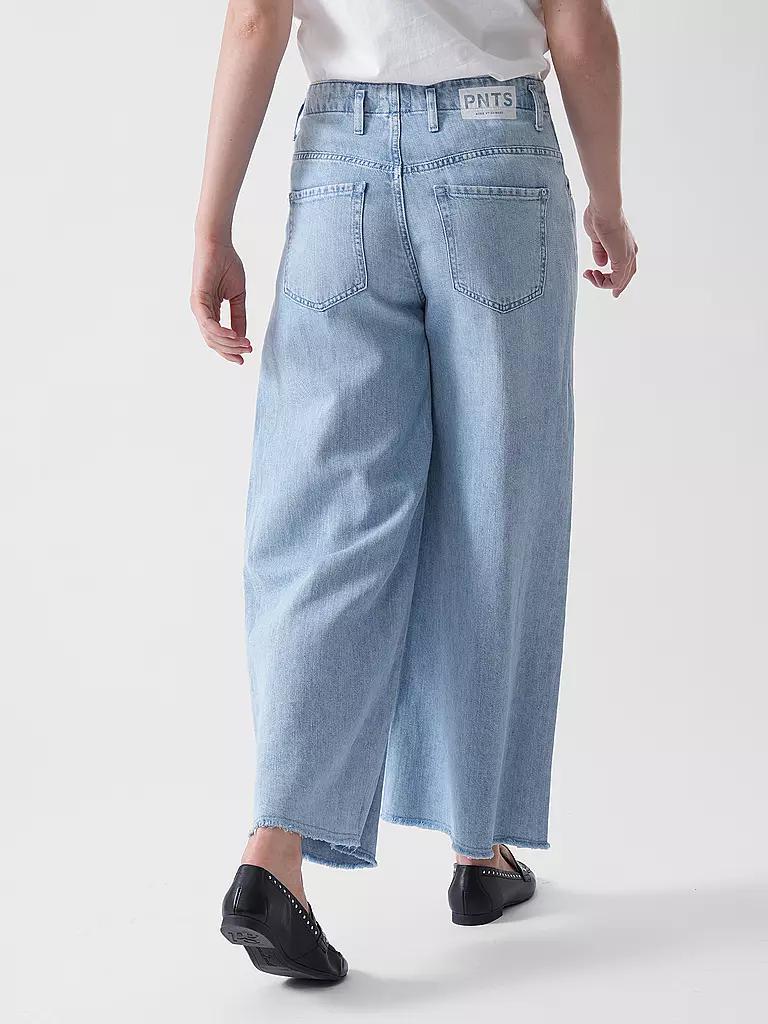 PNTS | Jeans de pierna ancha | Azul claro