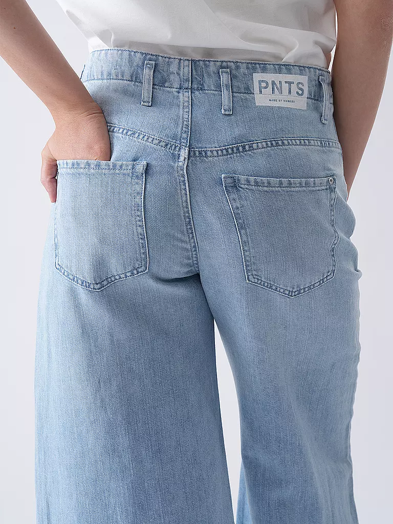 PNTS | Jeans de pierna ancha | Azul claro