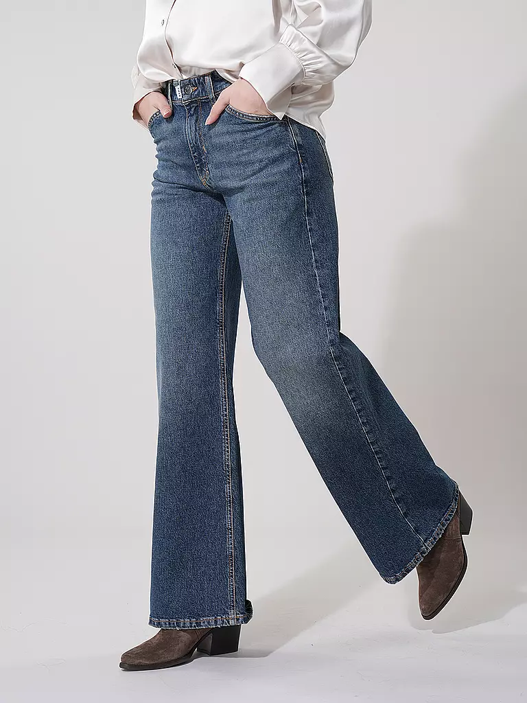 PNTS | Jeans Wide Fit THE RAVER | Azul oscuro