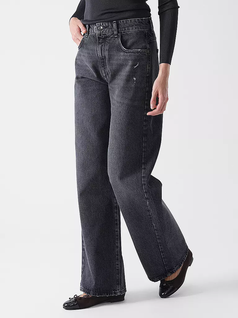 PNTS | Jeans Wide Leg 26_THE LOOSE | Gris claro
