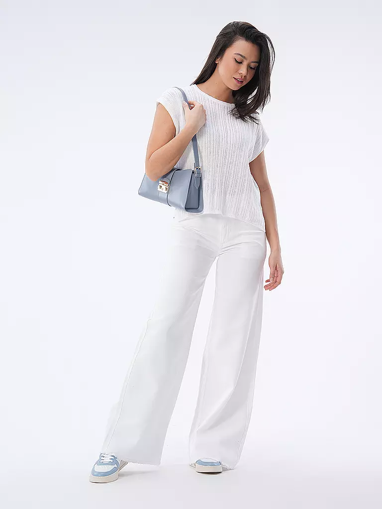 PNTS | Jeans Wide Leg THE RAVER | Blanco
