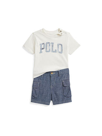 POLO RALPH LAUREN | Conjunto de bebé de 2 piezas camiseta con pantalones cortos