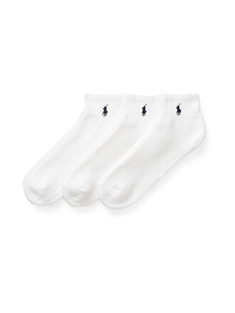 POLO RALPH LAUREN | Pack de 3 calcetines invisibles blanco