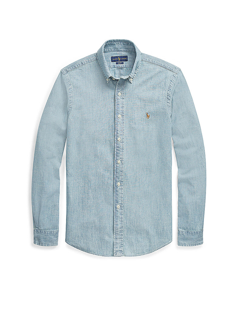 Camisa Slim Fit azul claro XXL