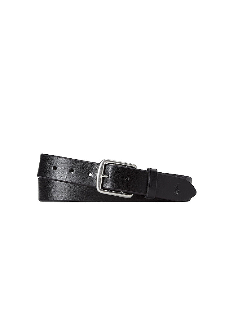 Polo Ralph Lauren Cinturón de cuero negro