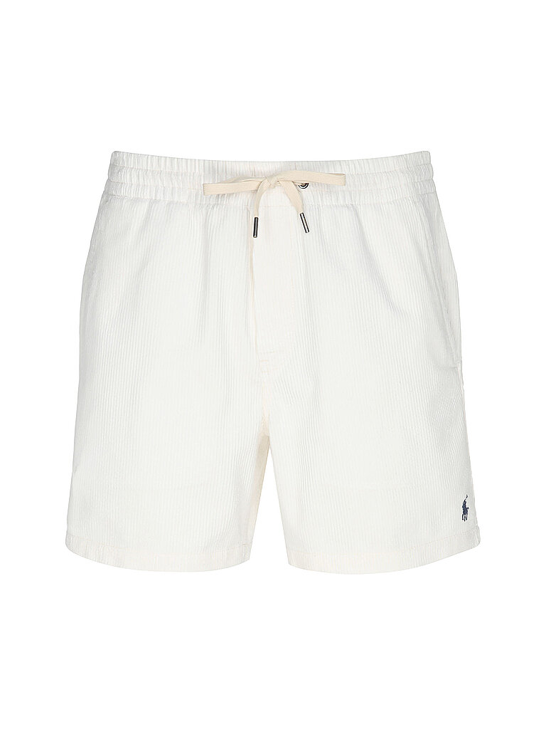 Pantalones cortos de pana blanco XL