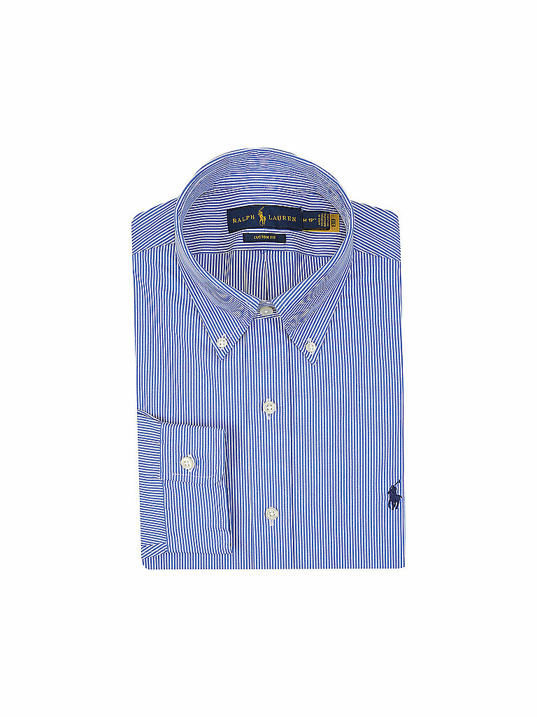 Camisa Custom Fit azul XL
