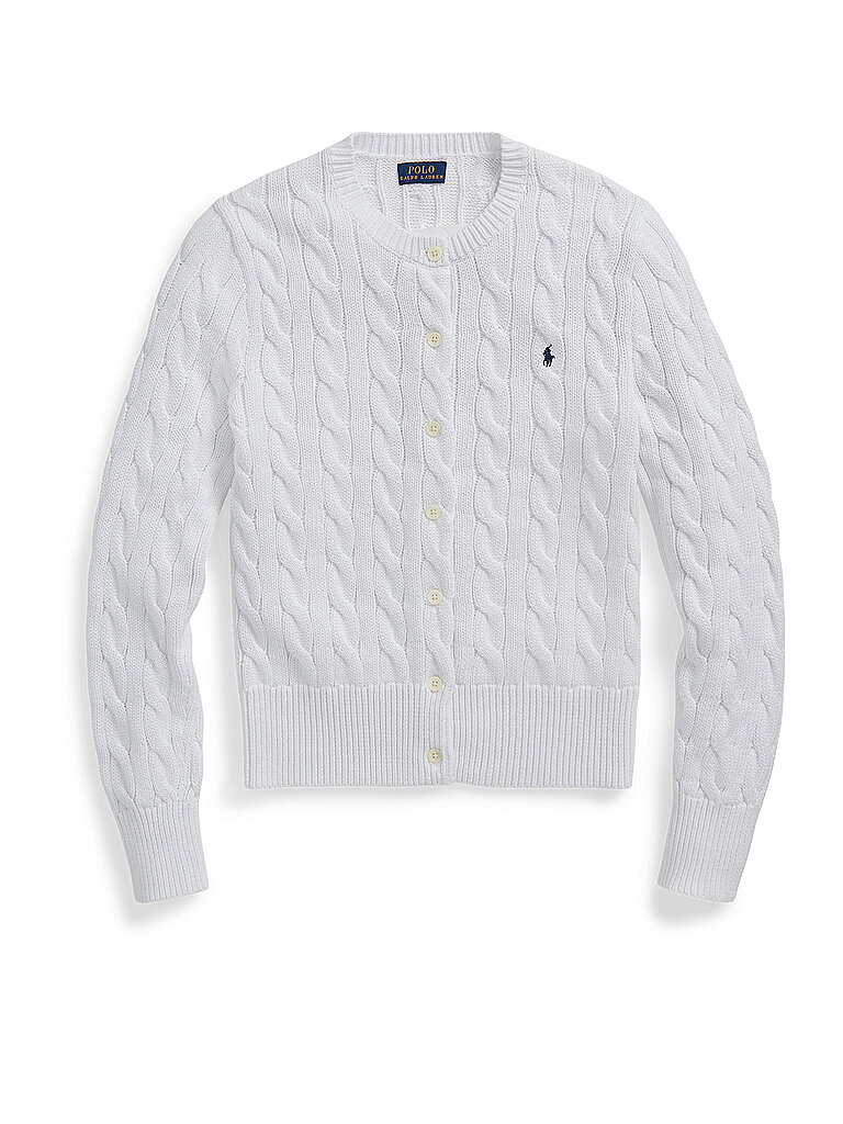 Cárdigan ajustado blanco XL