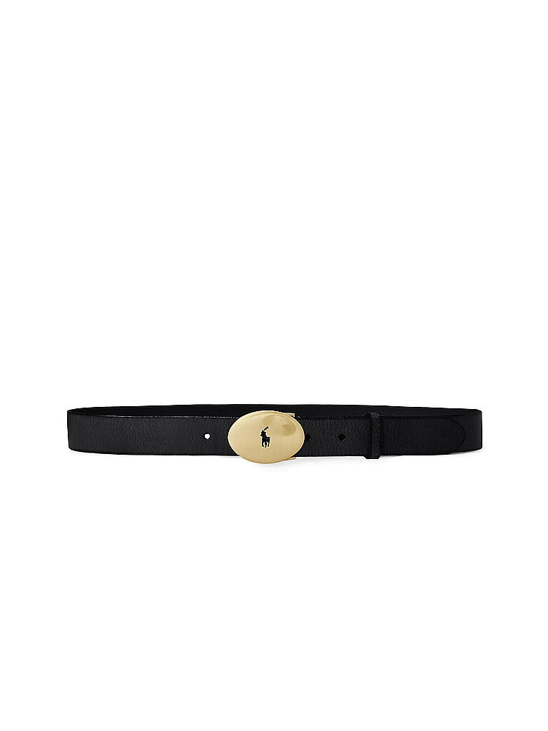 Cinturón de cuero negro M
