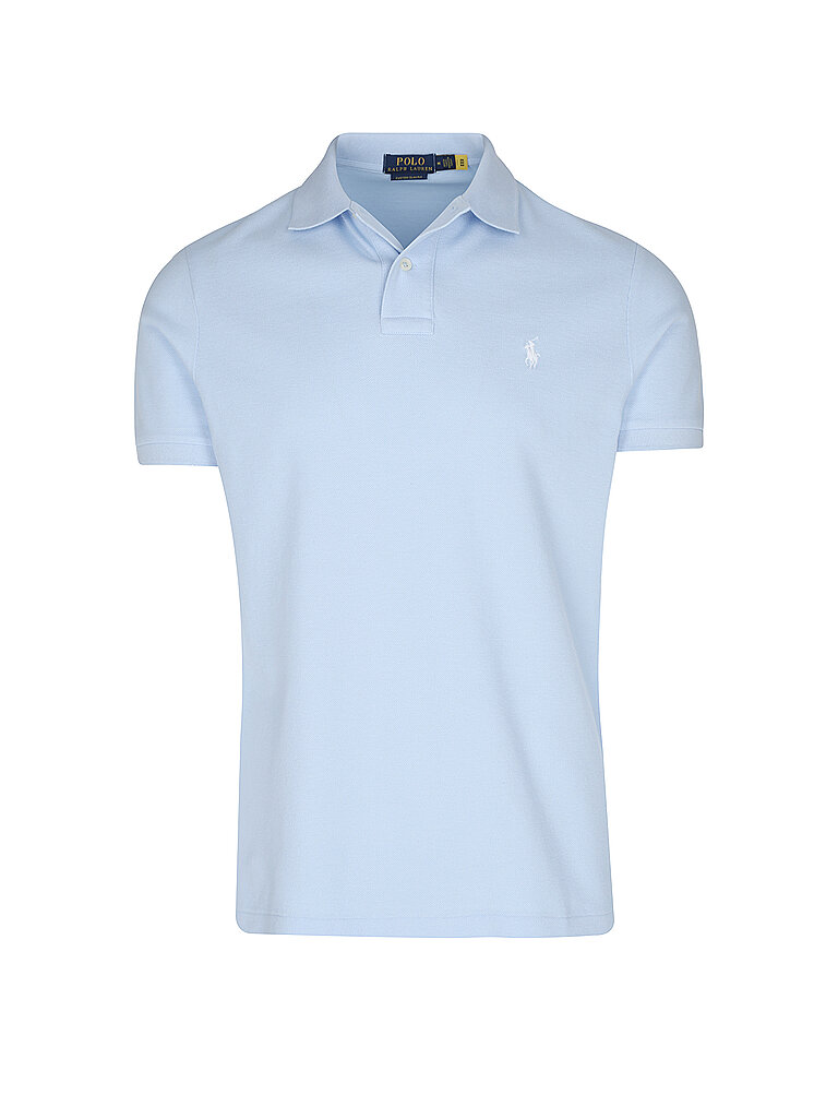 Polo Custom Slim Fit azul claro M