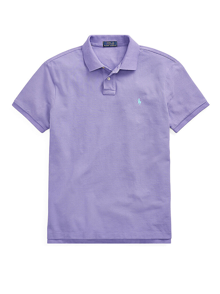 Polo Slim Fit lila XXL