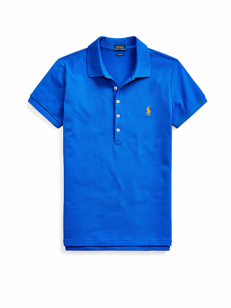 Polo Ralph Lauren Poloshirt Slim Fit JULIE azul