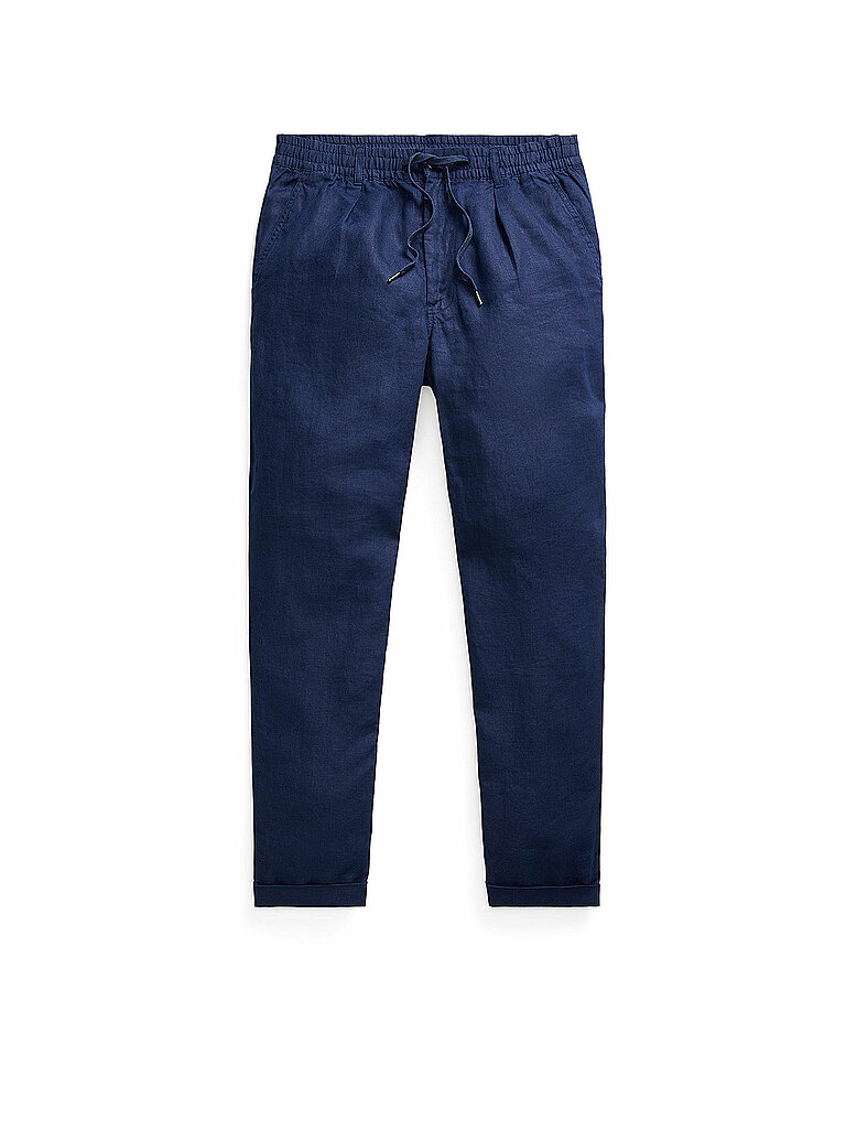 Pantalones de lino azul oscuro XXL
