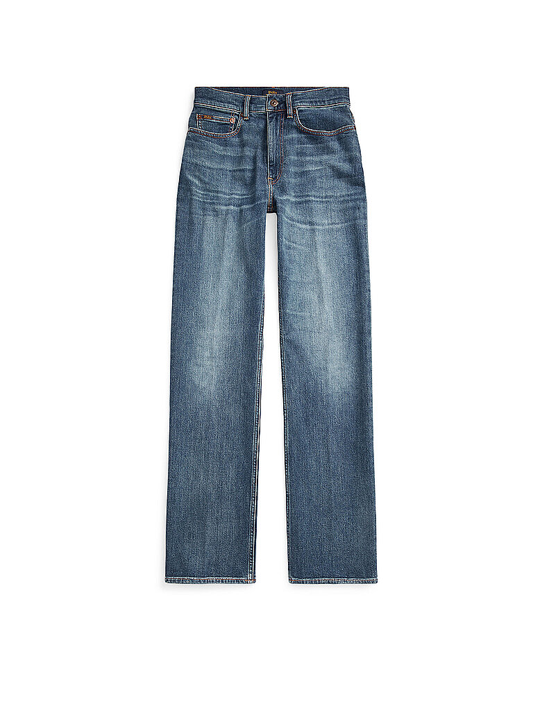 Jeans de corte recto azul 30