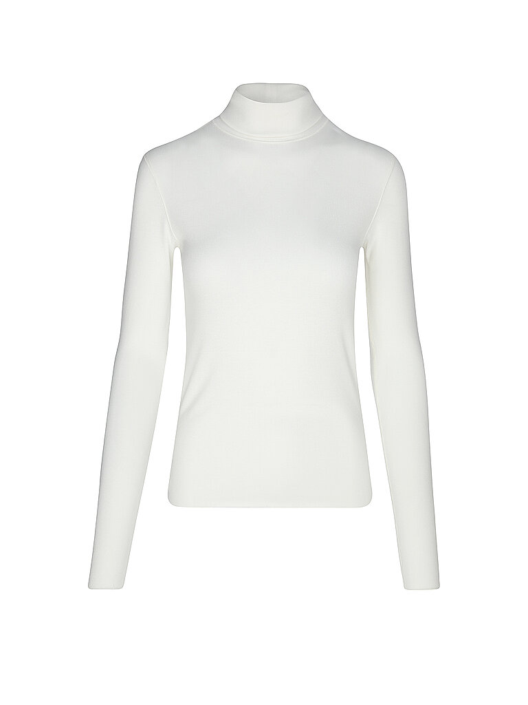 Jersey de cuello alto blanco XS