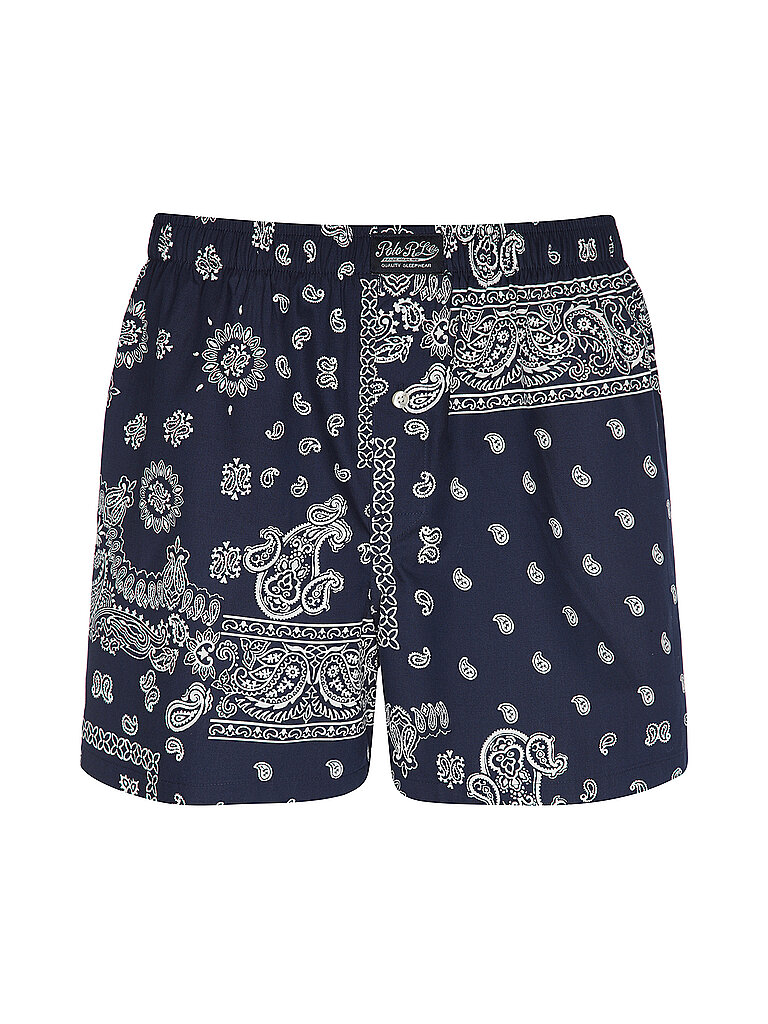 Boxer con estampado de bandana azul XXL