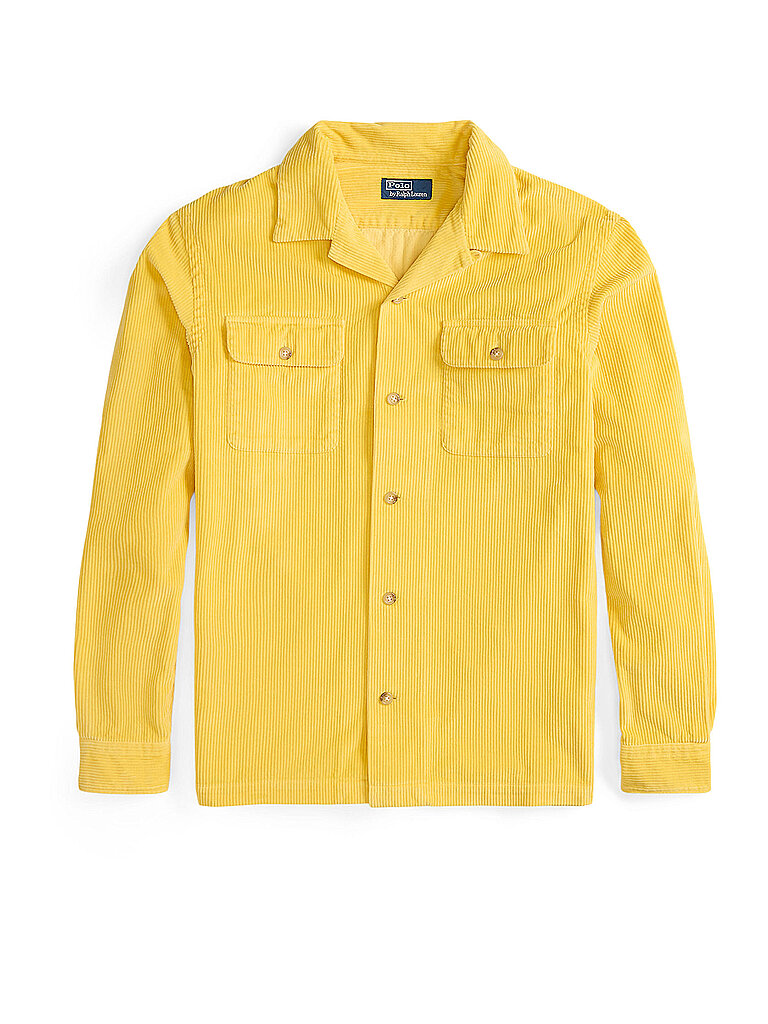 Sobrecamisa de pana amarillo XL
