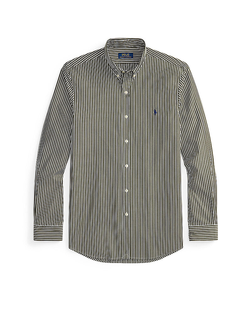 Camisa Custom Fit verde oscuro XL