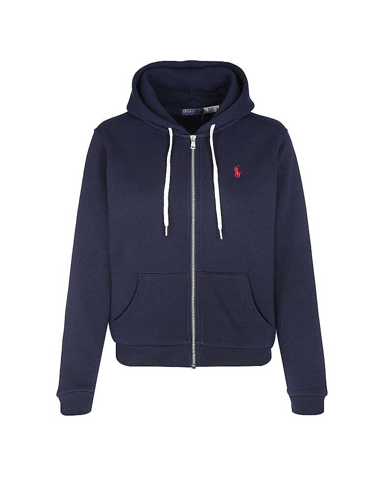 Sudadera con cremallera azul oscuro XS