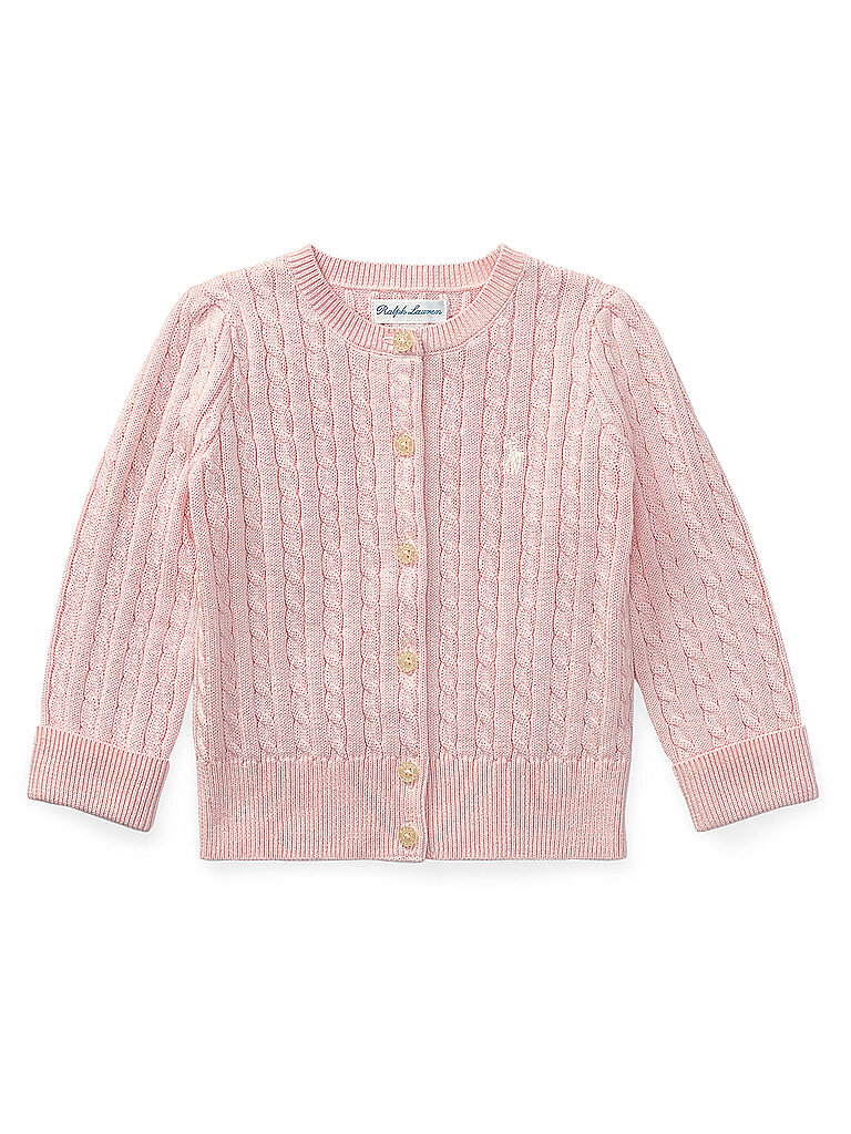 Cárdigan de bebé rosa 80