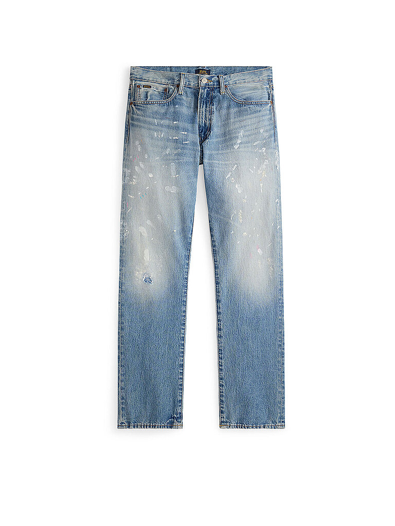 Jeans de corte recto azul 33/L32