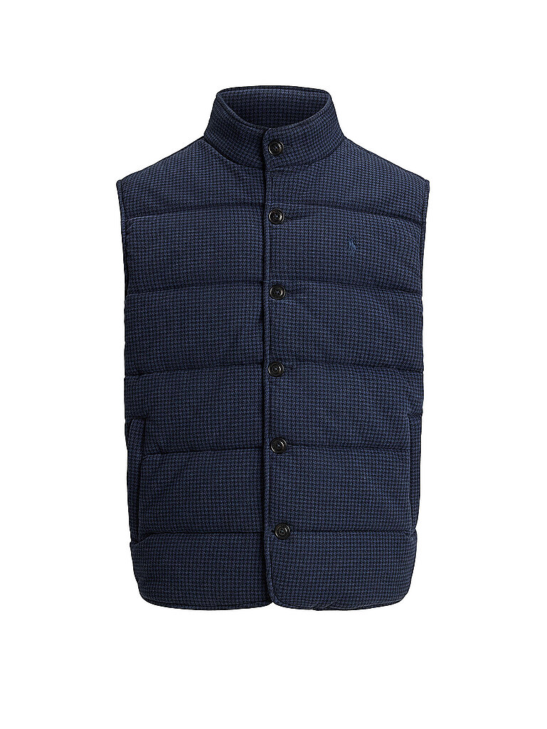 Chaleco acolchado azul oscuro S