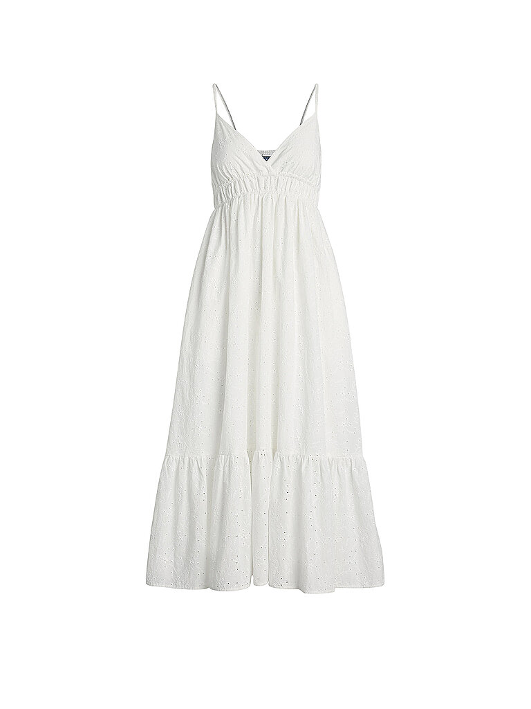 Ralph Lauren Midikleid blanco 40