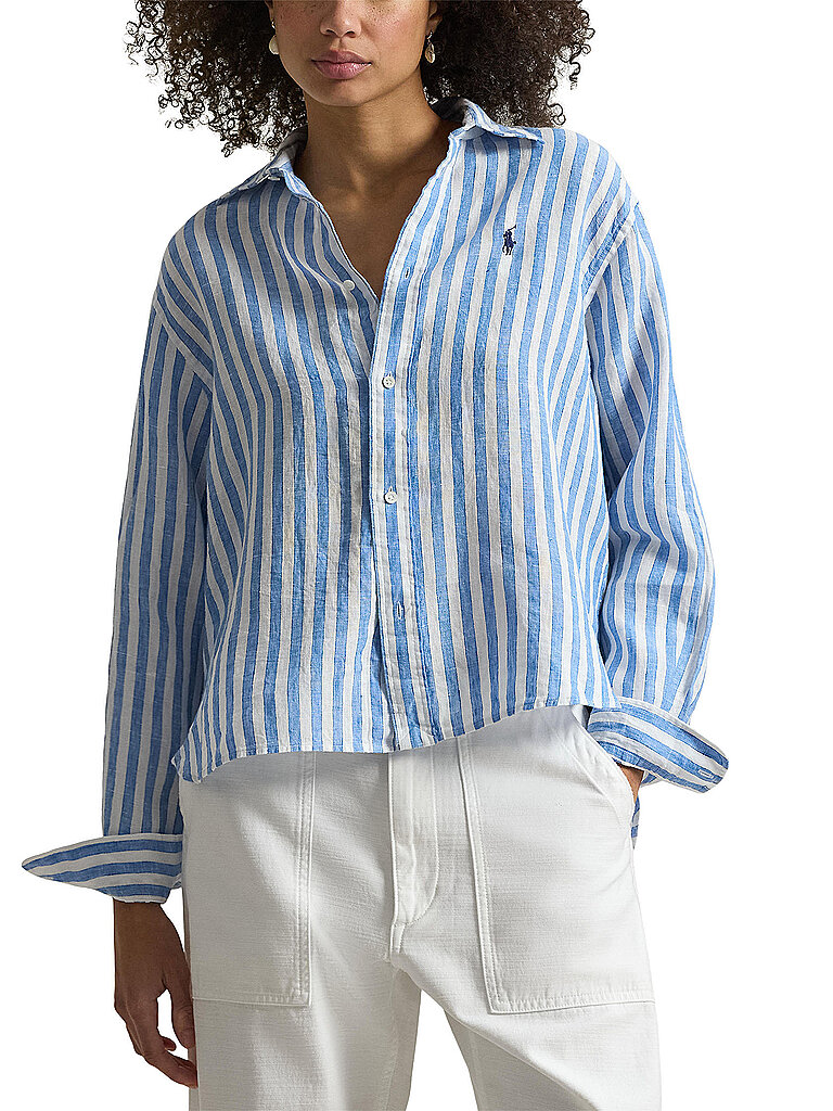 Camisa tipo blusa azul L