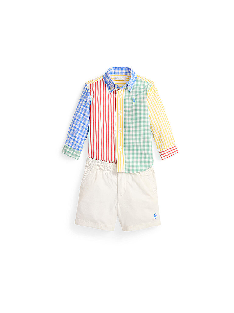 Polo Ralph Lauren Conjunto de bebé camisa con pantalón azul
