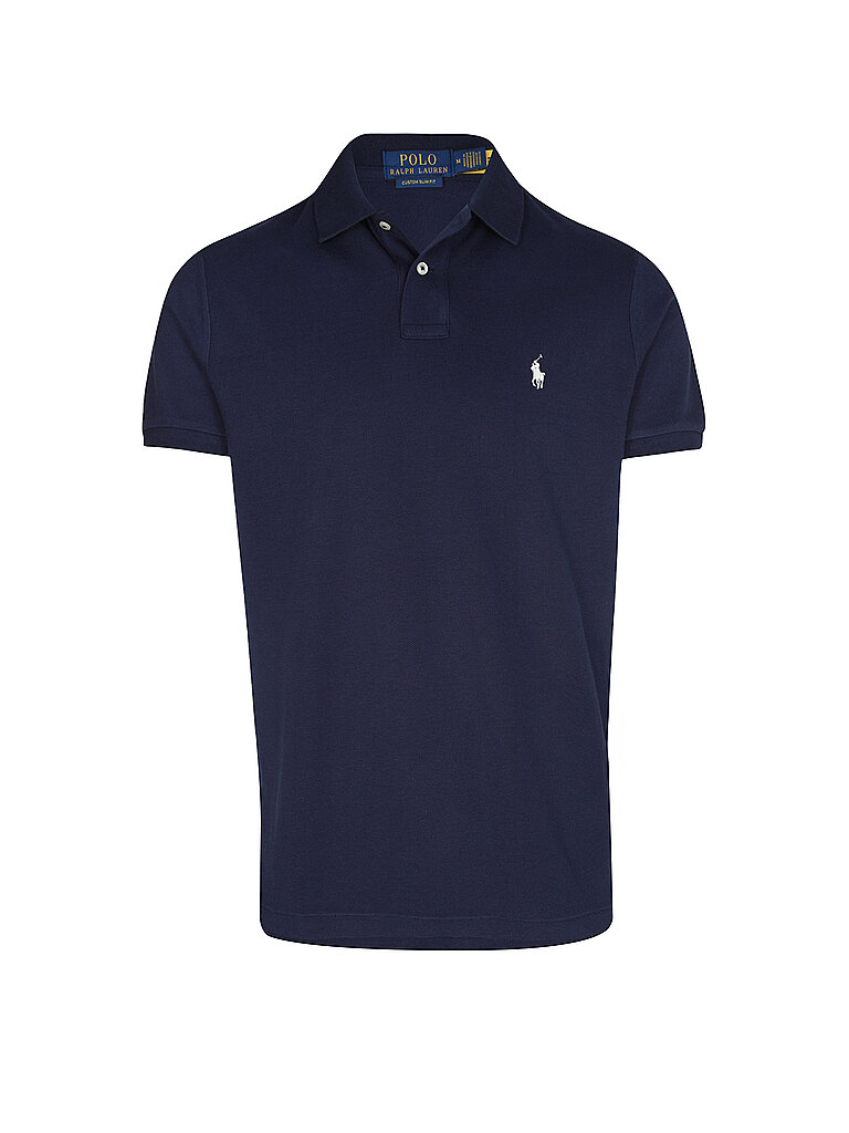 Polo Custom Slim Fit azul oscuro L