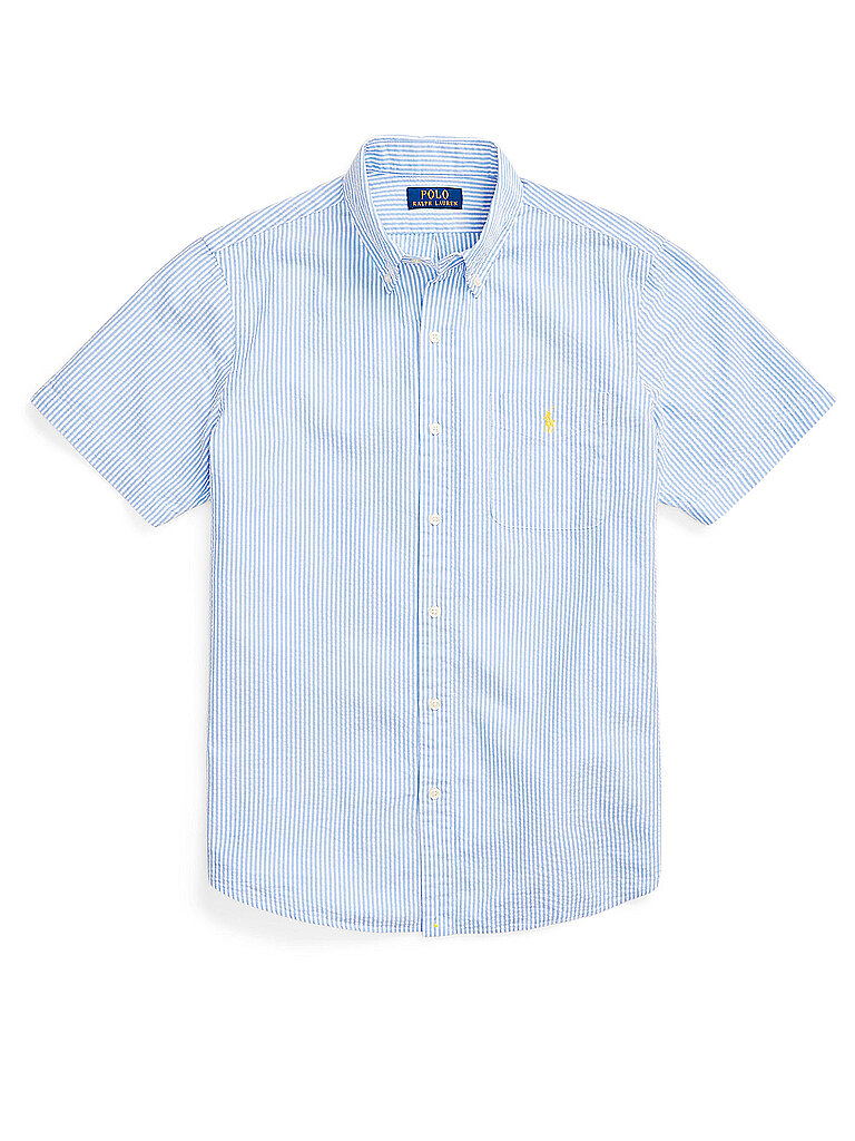 Camisa Custom Fit azul claro XL