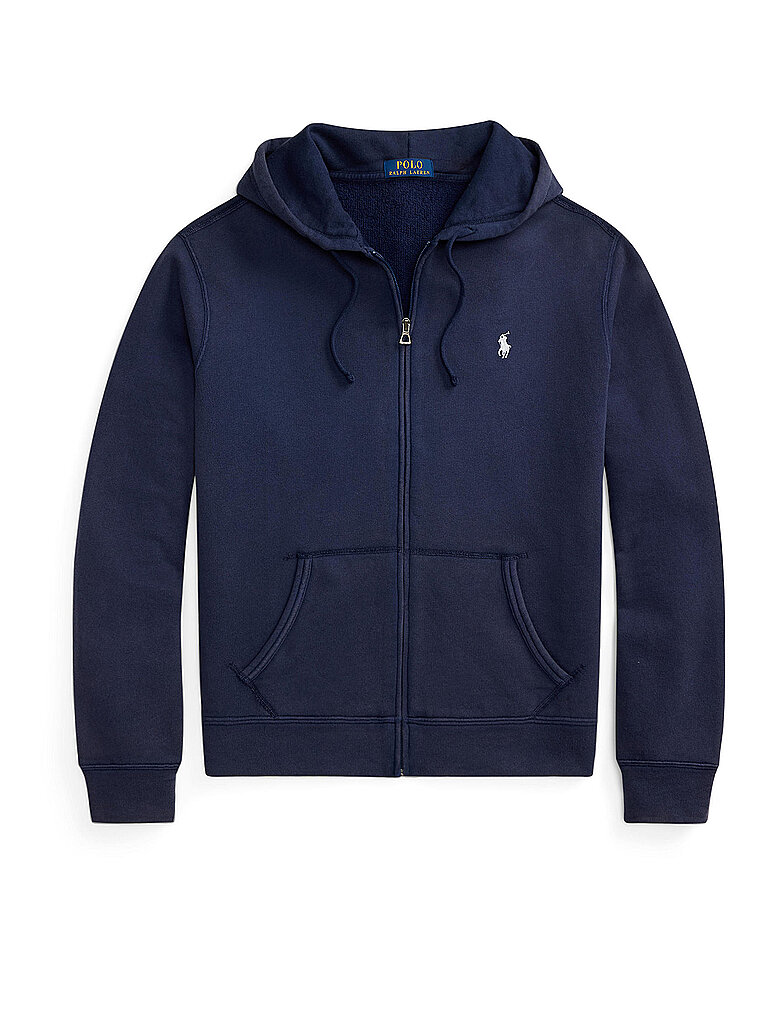 Sudadera con cremallera azul oscuro L