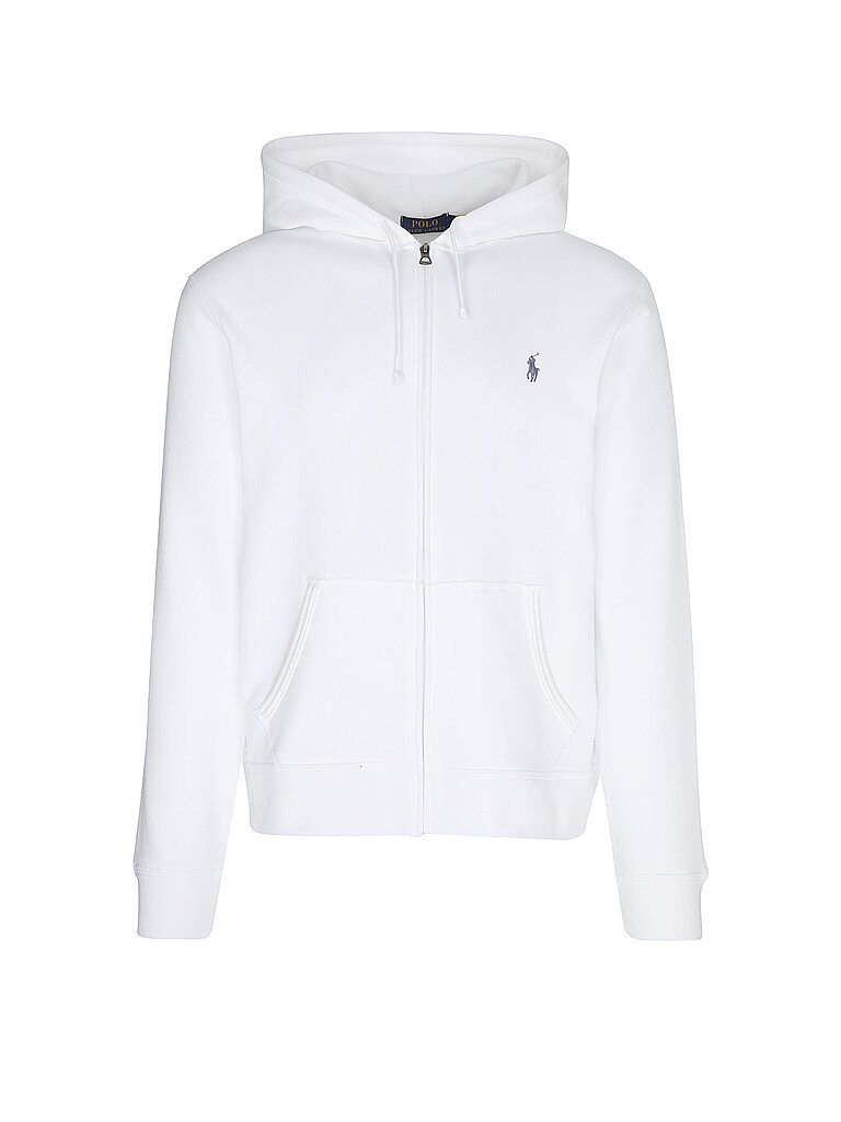 Sudadera con cremallera blanco S