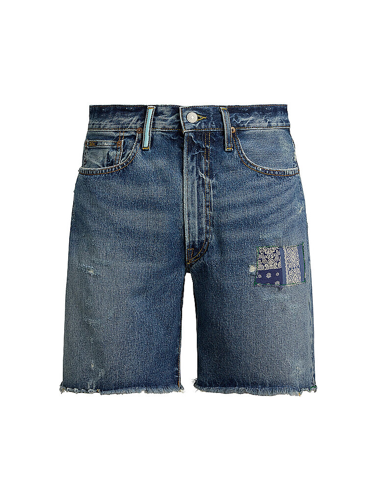 Pantalones cortos vaqueros azul 33