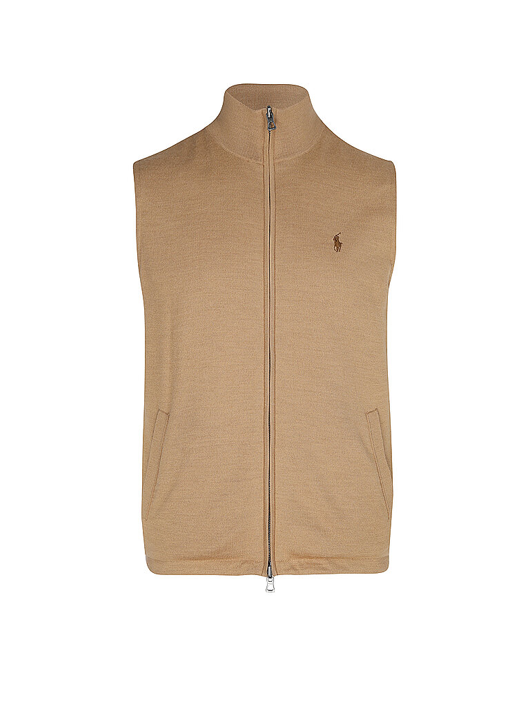 Chaleco reversible camel L