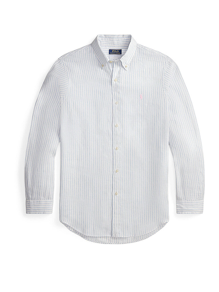 Camisa de lino Custom Fit blanco M