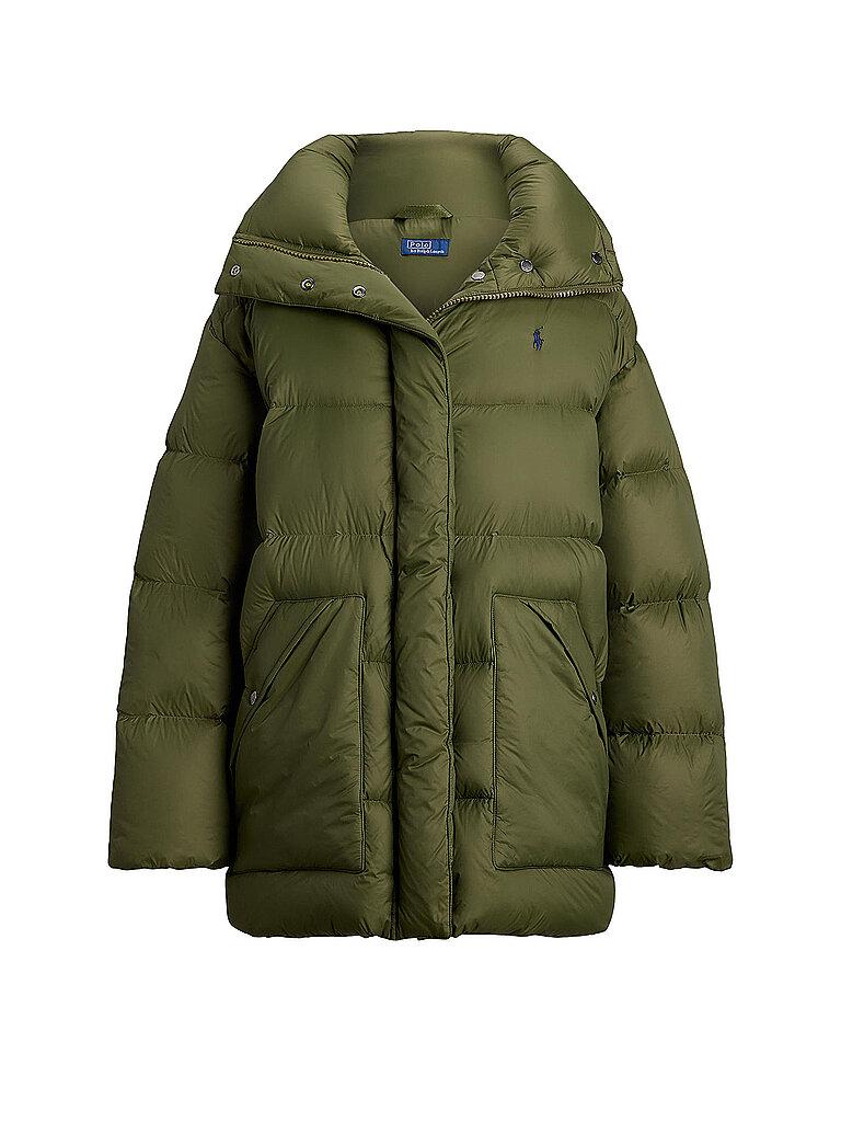 Chaqueta de plumas oliva M